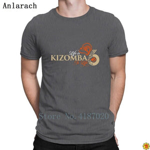 Kizomba Is Life Tshirts Stylish Summer Style Plus Size 3xl Design T Shirt For Men Top Tee Cool Casual Anti-Wrinkle
