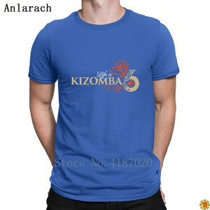Kizomba Is Life Tshirts Stylish Summer Style Plus Size 3xl Design T Shirt For Men Top Tee Cool Casual Anti-Wrinkle